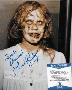 Linda Blair The Exorcist 8X10 w/Beckett COA #2