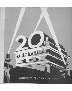 20th Century Fox 1991 Studio Telephone Directory