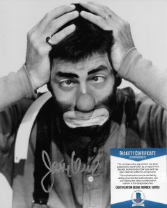 Jerry Lewis #17 with Beckett COA