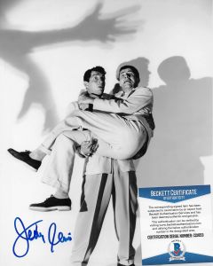 Jerry Lewis #18 with Beckett COA