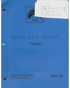 Mork & Mindy "Mindy and Mork" Original Script