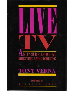Live TV BOOK signed by author Tony Verna (Signature personalized to Craig)