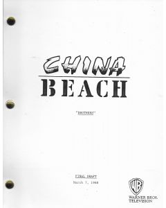China Beach "Brothers" 1988 original shooting script 
