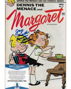 Dennis the Menace comic book signed by Jay North #2 w/Beckett COA