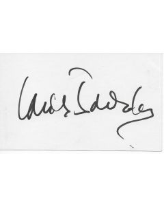 Louis Jordan signed in person index card + photo