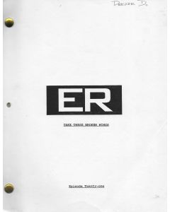 ER "Take These Broken Wings" episode 21, Deezer D's personal Original Script