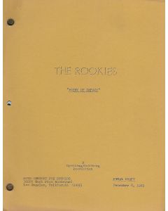 The Rookies "Point of Impact" Original Script