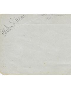 Helen Vinson (1907-1999) signed album page/card 