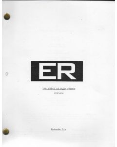 ER"The Peace of Wild Things" episode 6, Deezer D's personal Original Script