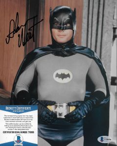 Adam West Batman 8X10 w/Beckett COA #16