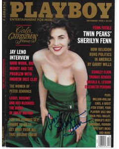 Sherilyn Fenn Playboy Signed Cover ONLY