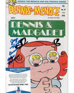 Dennis the Menace comic book signed by Jay North w/Beckett COA