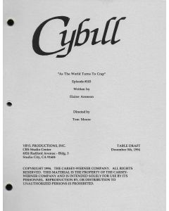 Cybill "How Can I Call You My Ex-Husbands If You Won't Go Away?" Original Script