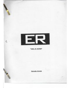 ER "Dead of Winter" episode 11, Deezer D's personal Original Script