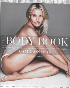 The Body BOOK signed by author Cameron Diaz
