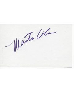 Martin Sheen signed in person index card + photo