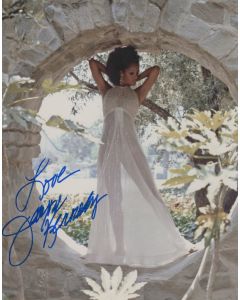 Jayne Kennedy SPORTS BROADCASTER MODEL ACTRESS signed 8x10 # G04