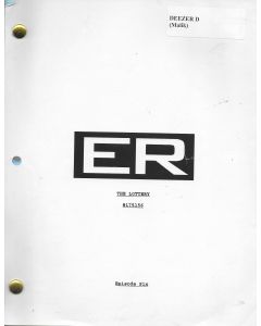 ER "The Lottery" episode 6, Deezer D's personal Original Script