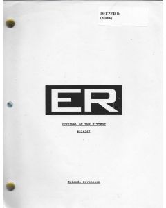 ER "Survival of the Fittest" episode 17, Deezer D's personal Original Script