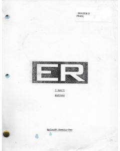 ER "I Don't" episode 22, Deezer D's personal Original Script