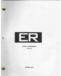 ER"Truth & Consequences" episode 5, Deezer D's personal Original Script