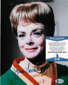 June Lockhart RIP Lost in Space 8X10 w/Beckett COA #9