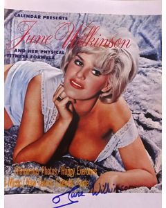 June Wilkinson RIP Original Autographed 8X10 Photo #5
