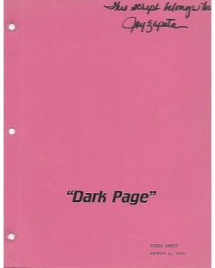 Star Trek: The Next Generation "Dark Page" Original Script