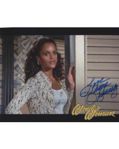 Jayne Kennedy WONDER WOMAN signed 8x10 # G05