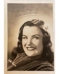 Ella Raines Original Autographed 5x7 photo (To: Shirley)