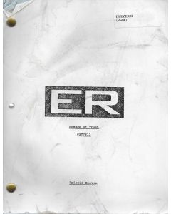 ER "Breach of Trust" episode 11, Deezer D's personal Original Script
