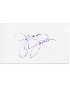 Jenny Jones signed in person index card + photo