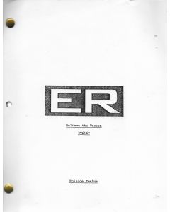 ER "Believe the Unseen" Episode 12, Deezer D's personal Original Script
