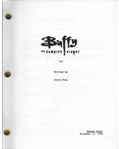 Buffy The Vampire Slayer "18" 1998 original 2nd  draft Nov 11