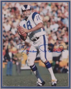 Roman Gabriel matted original 8X10 autographed photo w/COA