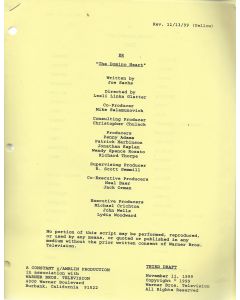 ER "The Domino Heart" Original script revision