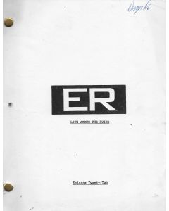 ER "Good Touch, Bad Touch" Episode 5, Deezer D's personal Original Script