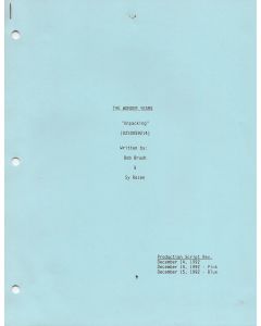 The Wonder Years "Unpacking" 1992 Original Script Revision