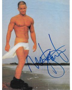 Mark Wahlberg Marky Mark signed magazine page