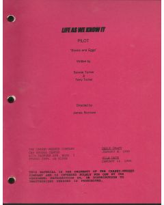 Life As We Know It "Brains and Eggs" Original Script 
