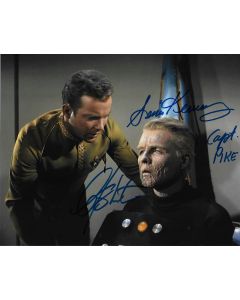 William Shatner and Sean Kenney Star Trek TOS 8X10 