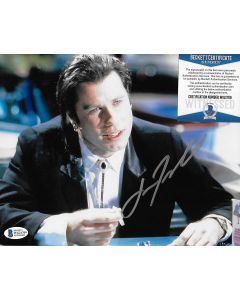John Travolta Pulp Fiction 8X10 photo w/Beckett COA #3