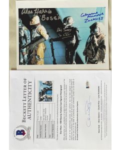 Star Wars Alan Harris, Chris Parsons, Catherine Munroe signed 8x10 w/Beckett COA