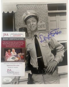 Don Knotts Andy Griffith Show Original Autographed 8X10 Photo w/JSA COA #4