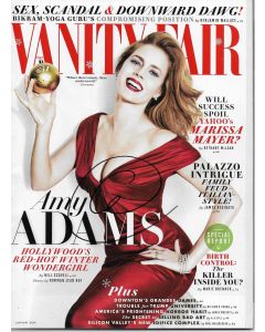 Amy Adams autographed Vanity Fair