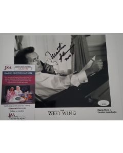 Martin Sheen WEST WING with JSA signed 8x10 # G01