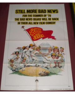 The Bad News Bears Go To Japan: Original 1978 Movie Poster 27X41 UNSIGNED