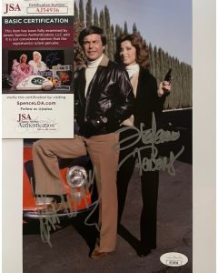Hart to Hart Stefanie Powers & Robert Wagner signed 8x10 photo w/JSA COA #5