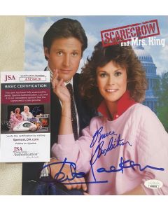 Kate Jackson & Bruce Boxleitner SCARECROW & Mrs. Original Signed 8x10 JSA COA #4