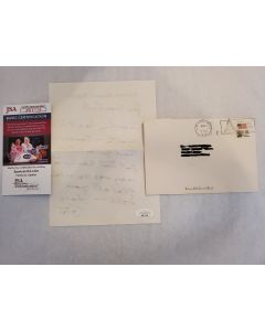 Katherine Houghton Hepburn Signed Letter w/JSA COA #5